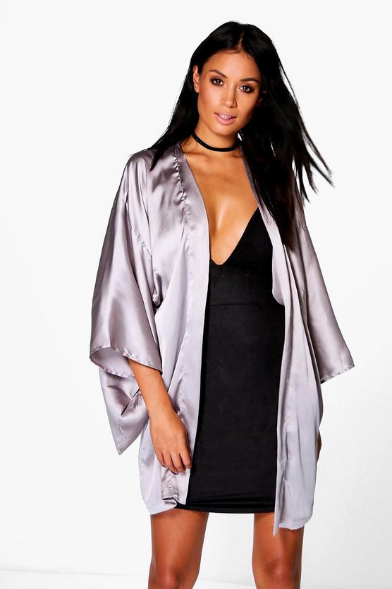 Erin Satin Kimono Jacket